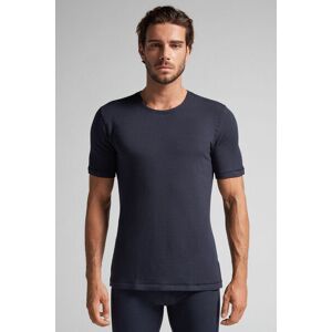 Intimissimi T-shirt in Modal Cashmere Uomo Blu Taglia XL