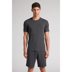 Intimissimi T-shirt in Soft Silk Uomo Grigio Taglia XL