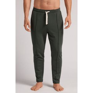 Intimissimi Pantalone Lungo in Felpa di Cotone con Nervatura Uomo Verde Taglia M