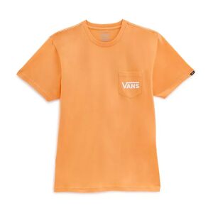Vans T-Shirt Logo Con Taschino Arancio Uomo XS