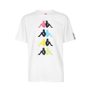 Kappa T-Shirt Multilogo Bianco Uomo S