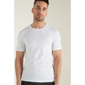 Tezenis T-Shirt in Cotone Elasticizzato Uomo Bianco Tamaño S