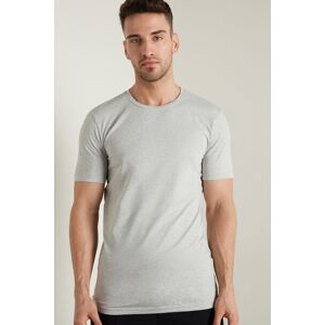 Tezenis T-Shirt in Cotone Elasticizzato Uomo Grigio Tamaño L