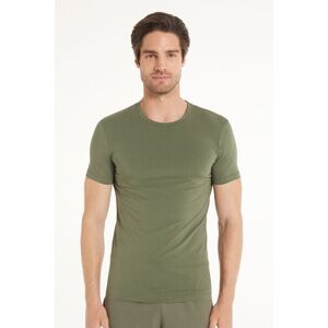 Tezenis T-Shirt in Cotone Elasticizzato Uomo Verde Tamaño XL