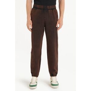 Tezenis Jogger Felpa Delavé Uomo Marrone Tamaño XL