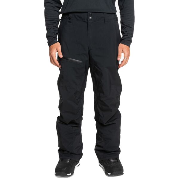 quiksilver utility pant true black l