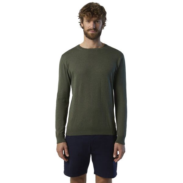 north sails crewneck 14gg - maglione - uomo green 2xl