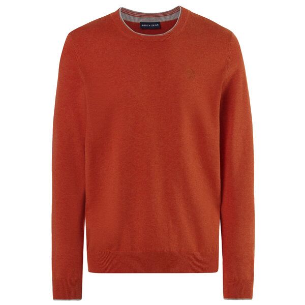 north sails crewneck 12gg - maglione - uomo orange 2xl