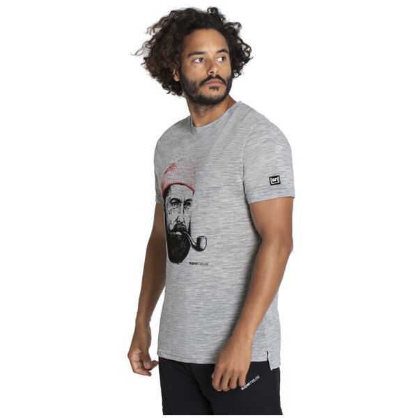 super.natural sailor - t-shirt - uomo grey s