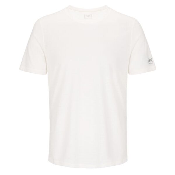 super.natural m tee base 140 - t-shirt - uomo white xl