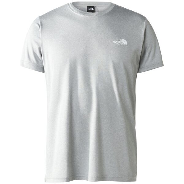 the north face m reaxion red box - t-shirt - uomo light grey l