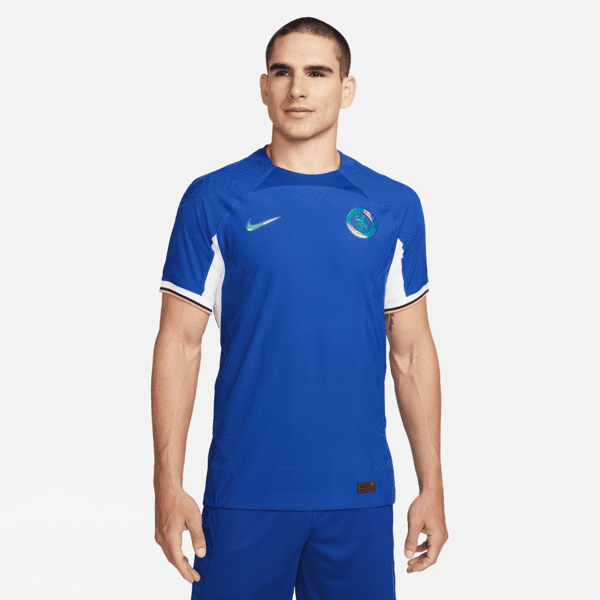 nike maglia da calcio  dri-fit adv chelsea fc 2023/24 match da uomo – home - blu