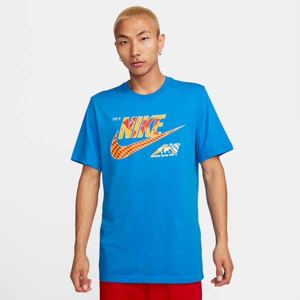nike t-shirt  sportswear – uomo - blu