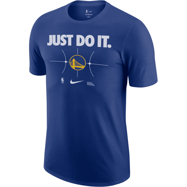 nike t-shirt golden state warriors essential  nba – uomo - blu