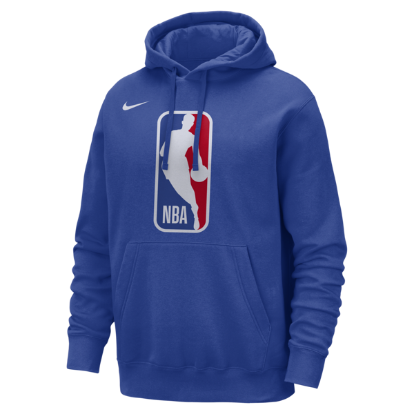 nike felpa pullover con cappuccio team 31 club  nba – uomo - blu