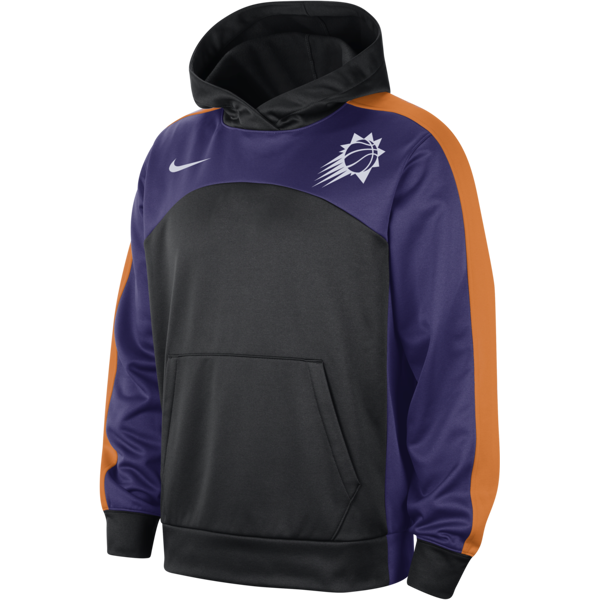 nike felpa pullover con cappuccio e grafica phoenix suns starting 5  therma-fit nba – uomo - nero