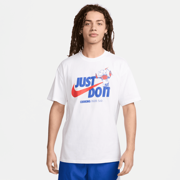 nike t-shirt max90  sportswear – uomo - bianco