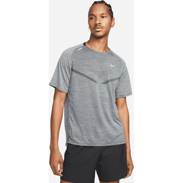 nike maglia da running a manica corta dri-fit adv  techknit – uomo - nero