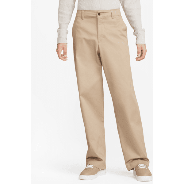 nike pantaloni el chino  life – uomo - marrone