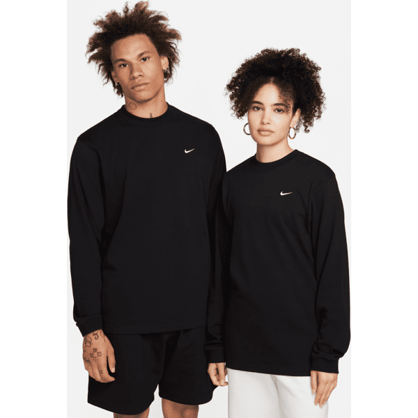 nike maglia a manica lunga  solo swoosh – uomo - nero