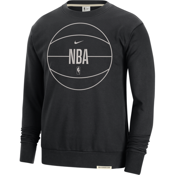 nike felpa a girocollo team 31 standard issue  dri-fit nba – uomo - nero