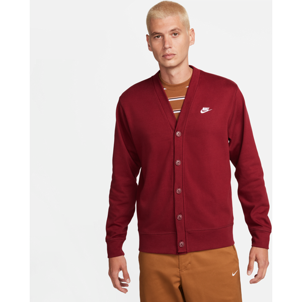 nike cardigan fairway in maglia  club – uomo - rosso