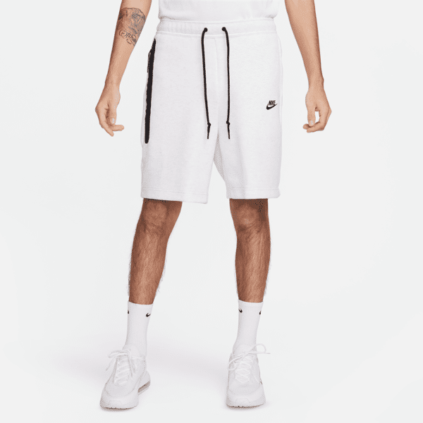 nike shorts  sportswear tech fleece - uomo - marrone