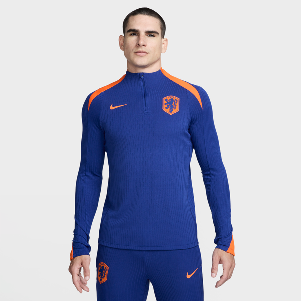 nike maglia da calcio per allenamento  dri-fit adv olanda strike elite – uomo - blu
