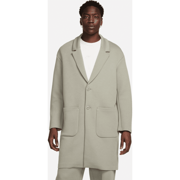 nike trench loose fit  sportswear tech fleece reimagined – uomo - grigio