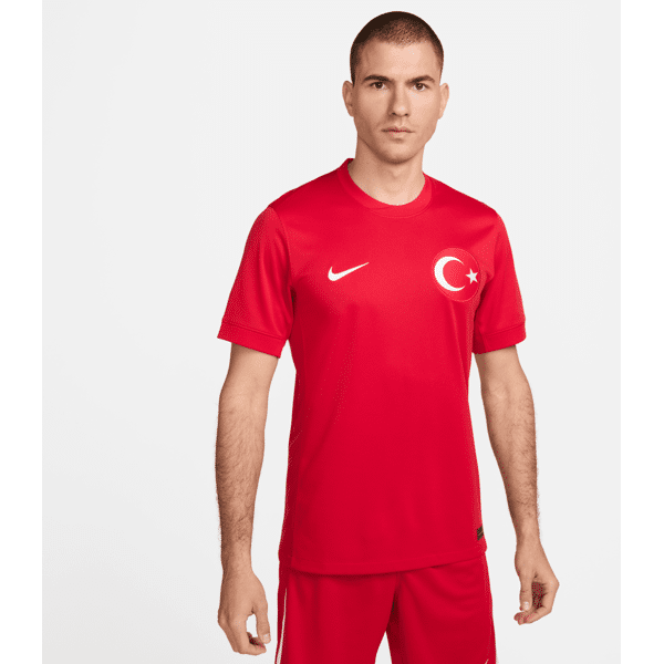 nike maglia da calcio replica  dri-fit turchia 2024/25 stadium da uomo – away - rosso