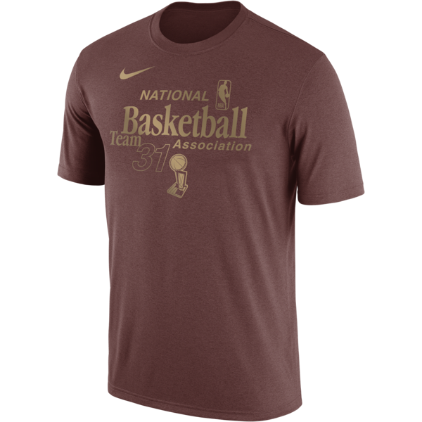 nike t-shirt team 31  nba - uomo - marrone