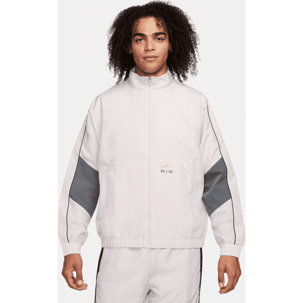 nike track jacket in tessuto  air – uomo - marrone