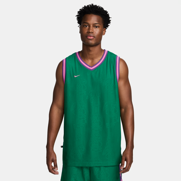 nike maglia da basket dri-fit dna giannis – uomo - verde