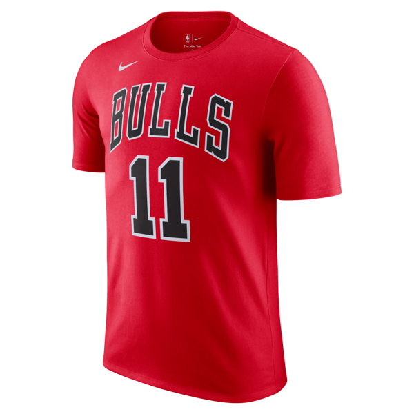 nike t-shirt chicago bulls  nba – uomo - rosso