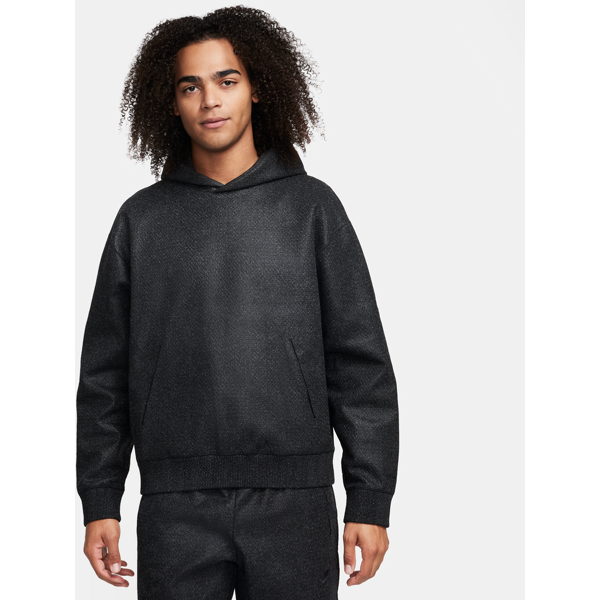 nike felpa con cappuccio  forward hoodie – uomo - grigio