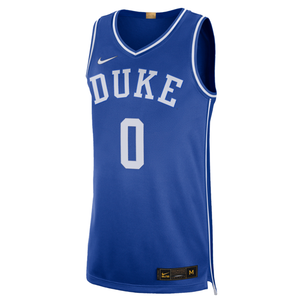 nike maglia da basket  dri-fit college duke limited – uomo - blu