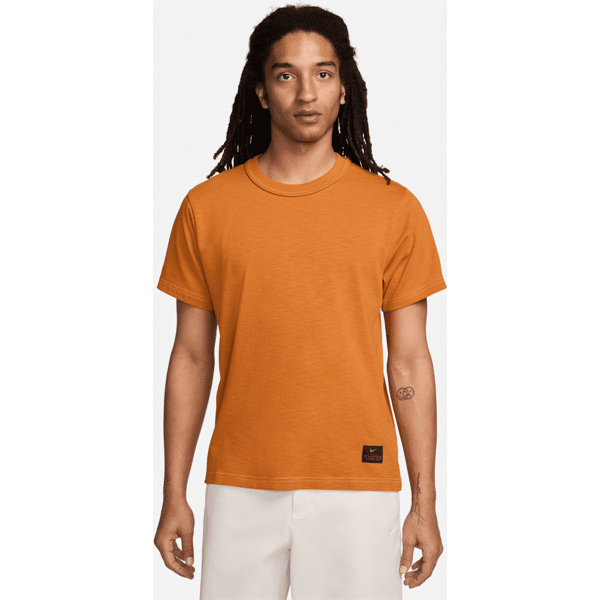 nike maglia a manica corta  life – uomo - arancione