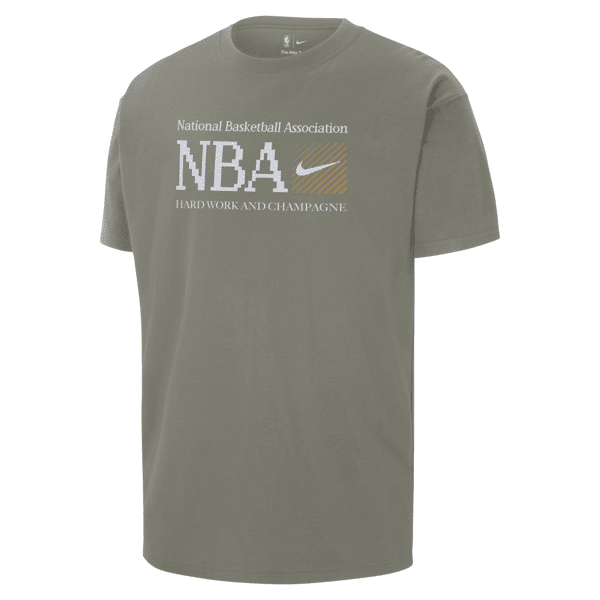 nike t-shirt team 31 max90  nba – uomo - grigio