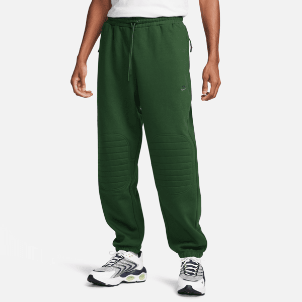 nike pantaloni in fleece per l'inverno  sportswear therma-fit tech pack – uomo - verde