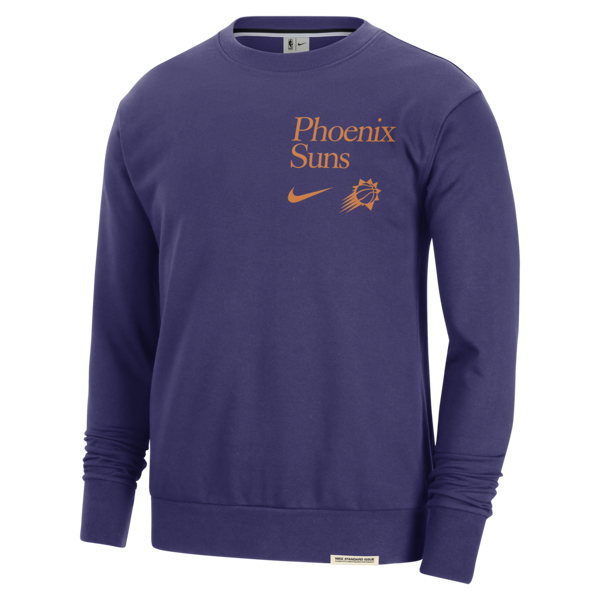 nike felpa a girocollo phoenix suns standard issue  dri-fit nba – uomo - viola