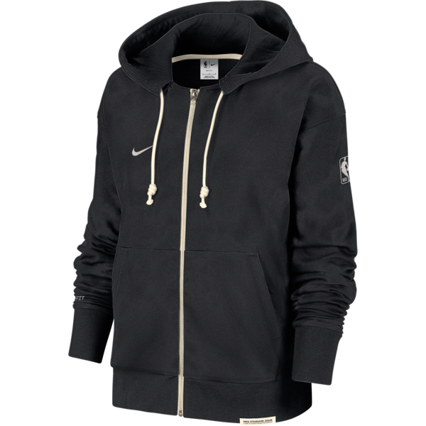 nike felpa con cappuccio e zip a tutta lunghezza team 31 standard issue  dri-fit nba – uomo - nero