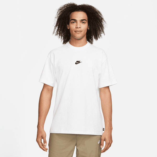 nike t-shirt  sportswear premium essentials - uomo - bianco