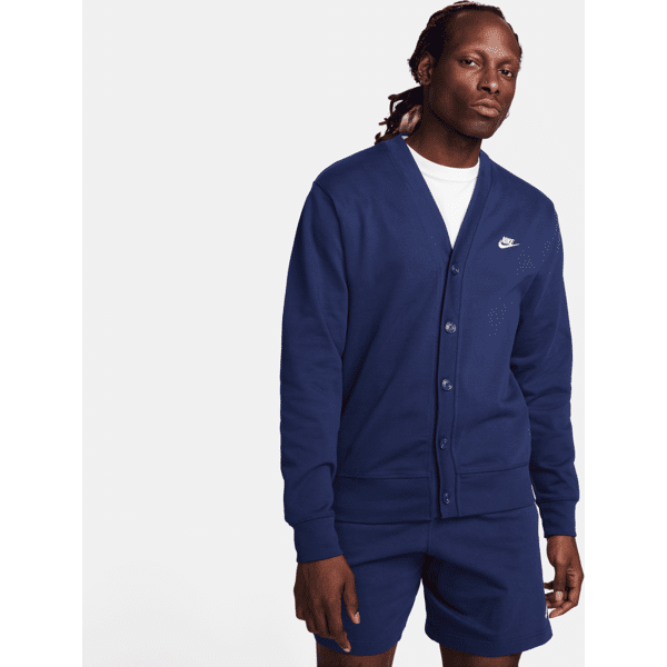 nike cardigan fairway in maglia  club – uomo - blu