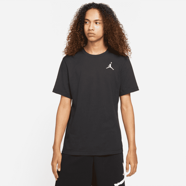 jordan t-shirt a manica corta  jumpman - uomo - nero