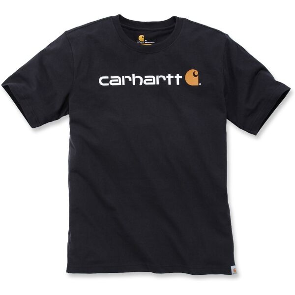 carhartt emea core logo workwear short sleeve maglietta nero xl