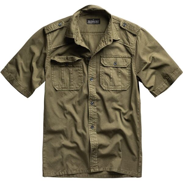 surplus m65 basic short sleeve camicia verde s