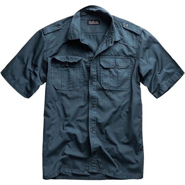 surplus m65 basic short sleeve camicia blu xl