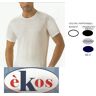 EKOS 6 Maglie Girocollo Cotone M/m Pettinato Art.2023 Colore Bianco Misura A Scelta BIANCO 3