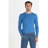 Johnny Looper Maglia girocollo da uomo in cotone Pullover uomo Blu taglia M