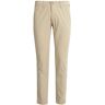 Johnny Looper Pantaloni da uomo in cotone slim fit Pantaloni Casual uomo Beige taglia 52